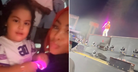 Yailin lleva a su hija Cattleya al concierto de Anuel en República Dominicana y desata debate en redes