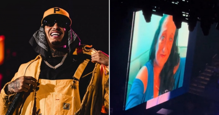 Momento más triste del concierto de Bebeshito: Le canta "Maldita distancia" a su mamá en videollamada y ella llora