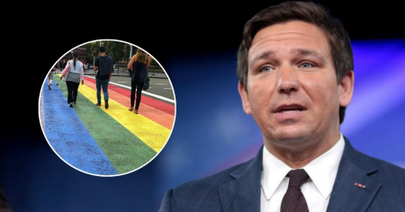 DeSantis ordena borrar pasos arcoíris en Florida bajo amenaza de retirar fondos estatales
