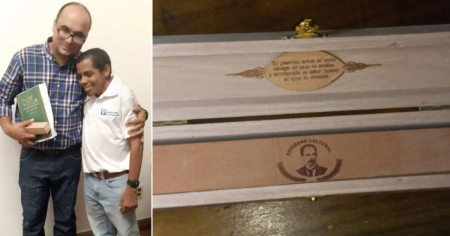 No es meme: Yusuam Palacios entrega un tabaco a dirigente del PCC