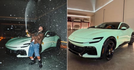 ¡Un Ferrari personalizado! Maluma estrena juguetico nuevo: "Si puedes soñarlo, puedes lograrlo"
