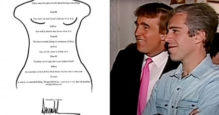 Publican supuesta felicitación de Trump a Epstein: "Tenemos ciertas cosas en común"