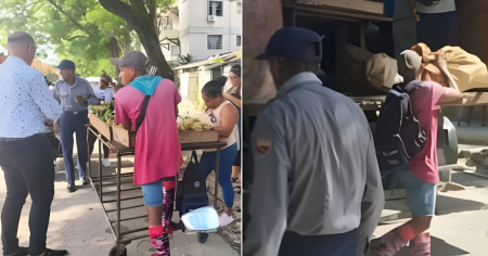 Vendedores callejeros en La Habana enfrentan operativo policial en ejercicio nacional contra el delito