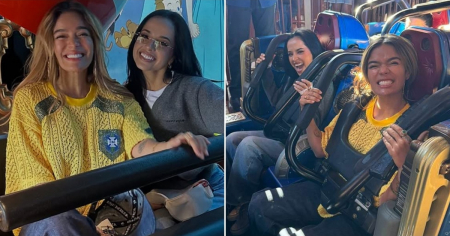 ¡MAMIII… otra vez juntas! Karol G y Becky G se reencuentran en Disneyland París y sus fans piden a gritos otra colaboración