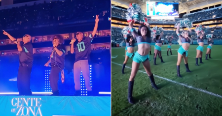¡Sabrosura cubana! Gente de Zona hizo vibrar el Hard Rock Stadium en el halftime de los Miami Dolphins