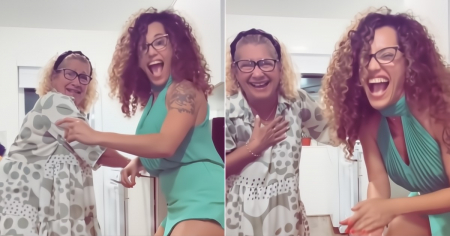 Norma Reina, la entrañable Marcolina, conquista las redes bailando reparto con su hija: "Nunca imaginé ver esto"