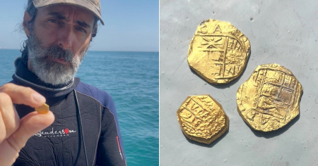 Encuentran valioso tesoro de monedas de 1715 frente a las costas de Florida: Esto es lo que se sabe