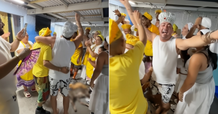 Impactantes imágenes: Cubanos celebran ritual a Oshún en EE.UU. con música, baile y ofrendas