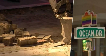 Miami pierde su icónico paso de arcoíris en Ocean Drive por orden del gobernador Ron DeSantis