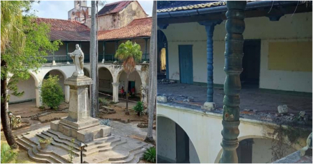 Denuncian abandono total del histórico convento de Los Escolapios en Guanabacoa