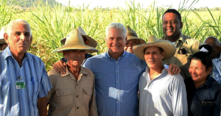Díaz-Canel felicita al sector azucarero en un país sin azúcar: "Otro logro del socialismo"