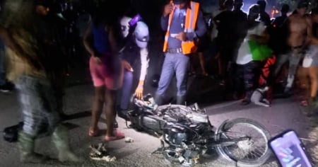 Motorista pierde la vida en choque contra carretón tirado por caballo en Guanabacoa