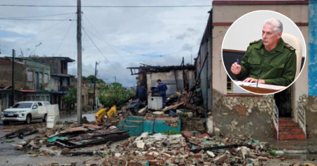 Ola de críticas a Díaz-Canel por afirmar que medidas ante huracán Melissa fueron efectivas
