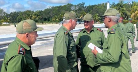 Díaz-Canel llega a Holguín en jet privado un día después del paso del huracán Melissa