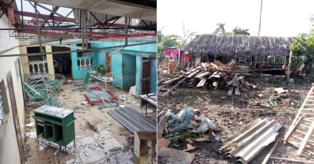 Demoledor impacto de huracán Melissa en Songo La Maya: colapso de viviendas, puentes y redes eléctricas