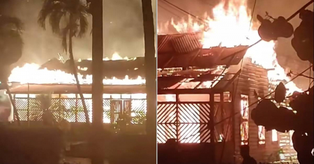 Incendio consume la sede del sindicato azucarero de Báguanos, en Holguín