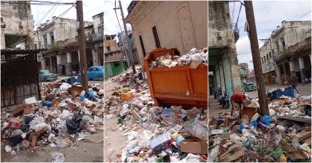 “Vivimos entre basura y enfermedades”: montañas de desechos asfixian a La Habana en plena crisis sanitaria