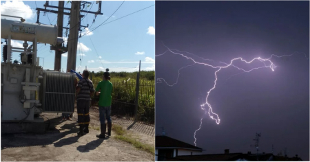 Impacto de rayo deja sin electricidad a varias comunidades de Villa Clara
