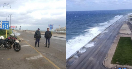 Cierran el Malecón de La Habana por fuerte oleaje y penetraciones del mar