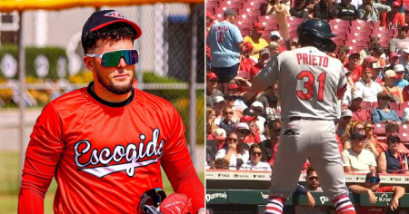 César Prieto cierra su participación en LIDOM y se enfoca en ganarse un puesto en los Cardinals