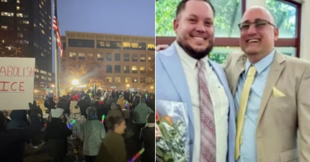 Protesta en Nueva York por pareja cubana detenida por ICE