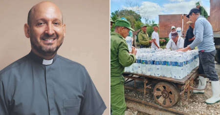 Sacerdote cubano califica de inmoral cobrar agua a familias que lo perdieron todo tras el huracán Melissa