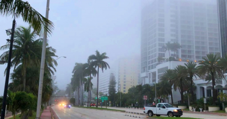 Un frente frío dejará lluvias y un descenso de temperaturas en el sur de Florida