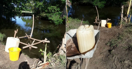 Ancianos en Granma deben sacar agua del río Cauto para sobrevivir: "Un agua que no se puede tomar"