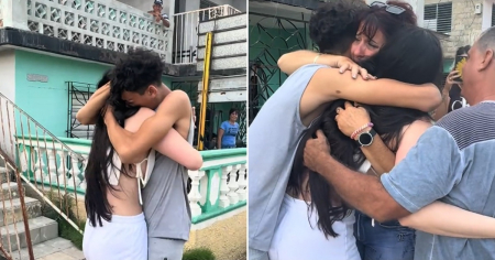 “Después de tanto llorar por los reencuentros de otros, hoy me toca a mí”: Joven vuelve a abrazar a su familia tras 3 años