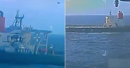 Revelan imágenes de la operación de EE. UU. para incautar petrolero frente a Venezuela en plena escalada militar en el Caribe