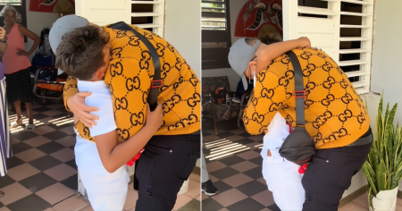 El grito y llanto del niño al ver a su padre: desgarrador reencuentro en Cuba que conmueve las redes