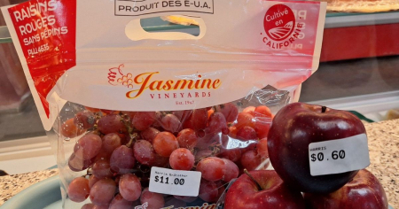 Uvas a 11 dólares y manzanas a 60 centavos: El nuevo “lujo” que vende Tiendas Caribe en La Habana