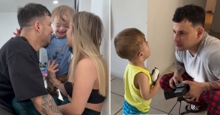 Claudia Artiles responde a las críticas con un video de Ultrack y Marlon: "Mi hijo está lleno de amor"