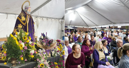 Cientos de cubanos se reúnen para venerar a San Lázaro en el Rincón de Hialeah