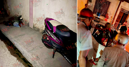 Intento de robo de moto eléctrica en Santiago de Cuba termina con el ladrón capturado por vecinos