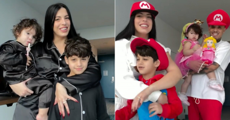 De pijamas a disfraces: El divertido GRWM de Rachel Arderi, Oniel Bebeshito y sus hijos en Orlando