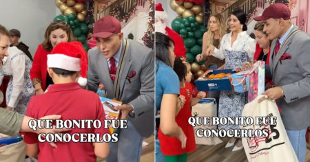 Eduardo Antonio lleva la magia de la Navidad a niños con necesidades especiales