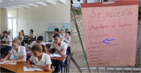 Falta de maestros obliga a una secundaria de Camagüey a ofertar plazas de docentes públicamente