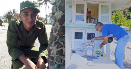Padre de joven cubano muerto en el Servicio Militar visita su tumba: "Feliz Navidad a mi hijo, donde quiera que estés"