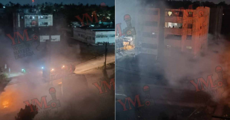 Queman basurero en Santiago de Cuba en medio de un apagón y genera alarma entre vecinos