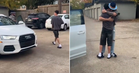 Cubanos se reencuentran en Houston después de tres años: "Mi hermano, soñado y logrado"