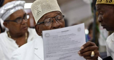 La Letra del Año 2026 se dio a conocer el 1 de enero en La Habana por la Asociación Yoruba de Cuba