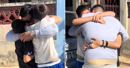 “Por esos abrazos es que tenemos que regresar”: Padre cubano se reencuentra con sus hijos tras 7 años