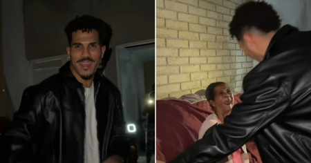 ¡Llegó en pleno apagón! Tiktoker cubano sorprende a su abuela en Cuba: “Cerrando el año con un viaje que no estaba planificado”