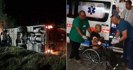 Una persona en estado crítico y otra grave tras fatal accidente masivo en Camagüey