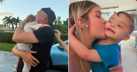 Claudia Artiles se defiende de las críticas por su rol de madre con recadito: "Su papá le da amor cada 3 meses"