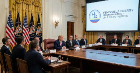 Trump convoca a las grandes petroleras para coordinar el control del petróleo venezolano y reducir precios
