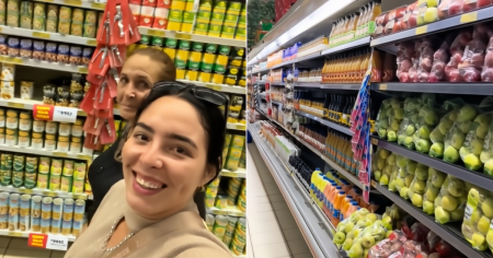 La reacción de una cubana al entrar por primera vez a un mercado fuera de Cuba: "Esto fue lo que más de atrapó"