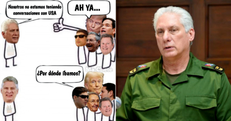 “Todavía no se entera”: El meme que se burla de Díaz-Canel y plantea un escenario realista en las relaciones Cuba - EE. UU.