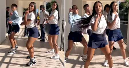 “Pregúntale cuánto es 2×2”: Polémica por video de jóvenes cubanas bailando reparto en uniforme en Cuba